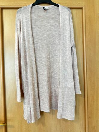 Ružový ľahký kardigán, h&m,xs