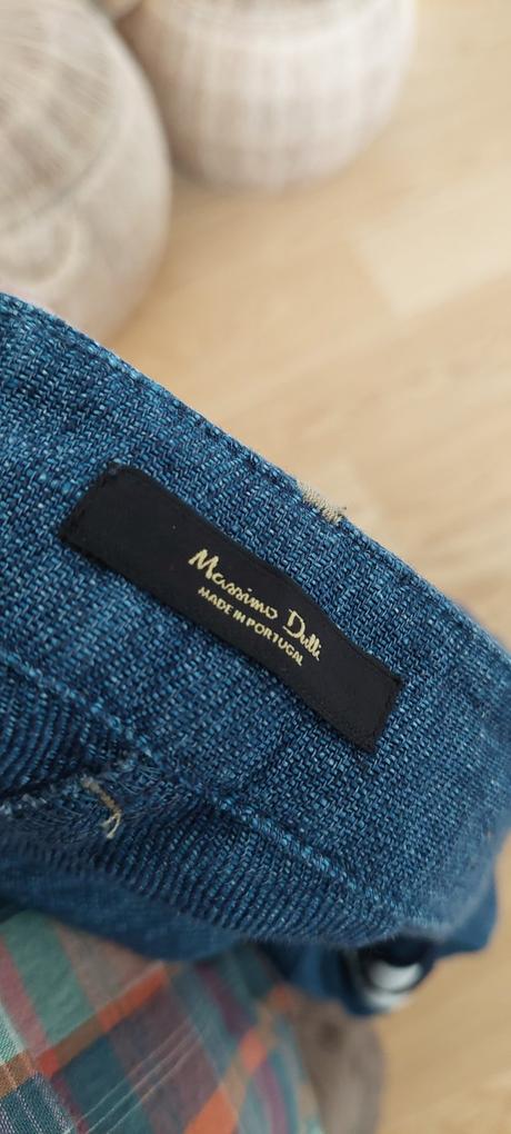 Massimo dutti maxi ľanová sukňa, s
