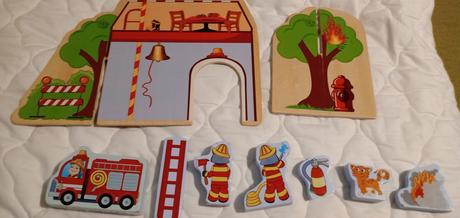 Drevená hasičská stanica,