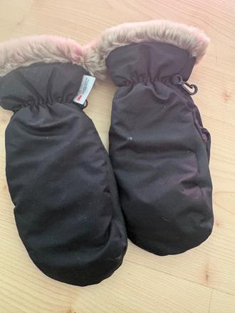 Rukavice s kožušinkou 12-14 rokov, h&m,158