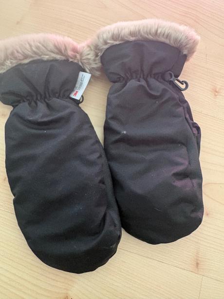 Rukavice s kožušinkou 12-14 rokov, h&m,158