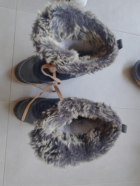 Detské čižmy s kožušinkou, decathlon,36