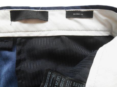 Spoločenské nohavice h&m skinny fit veľ. 48, h&m,48