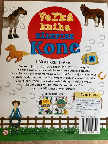 Veľká kniha nálepiek kone, 