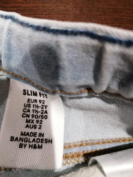 Bledé slim fit, h&m,92
