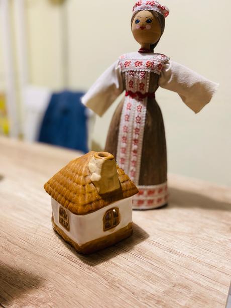 Stará aromalampa domček, 