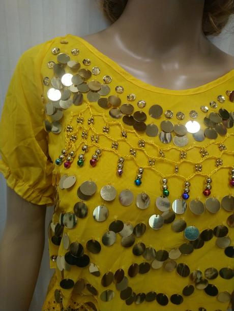 2 dielny orientálny kostým na brušný tanec, xl, 