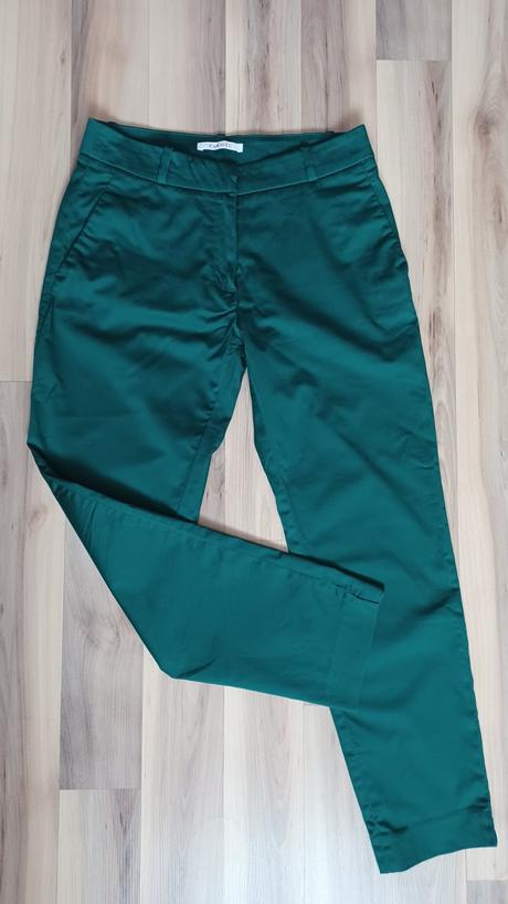 Zelené nohavice, camaieu,s