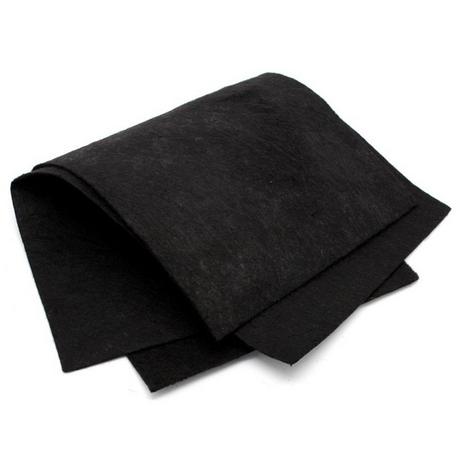 Filc čierny hrúbka 1 mm, 30 x 41 cm, 