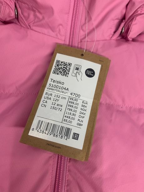 Reima teisko zimná bunda 152/158, reima,152 / 158