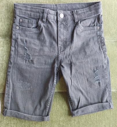 Riflové šortky / kraťasy, h&m,146