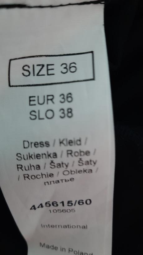 Damske šaty, orsay,36