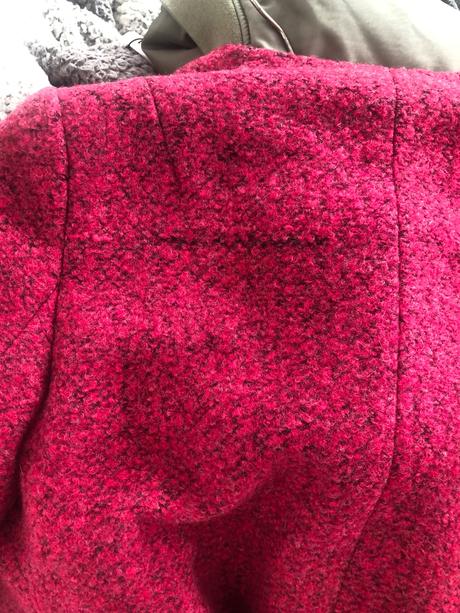 Vlnený kabát zartex, s