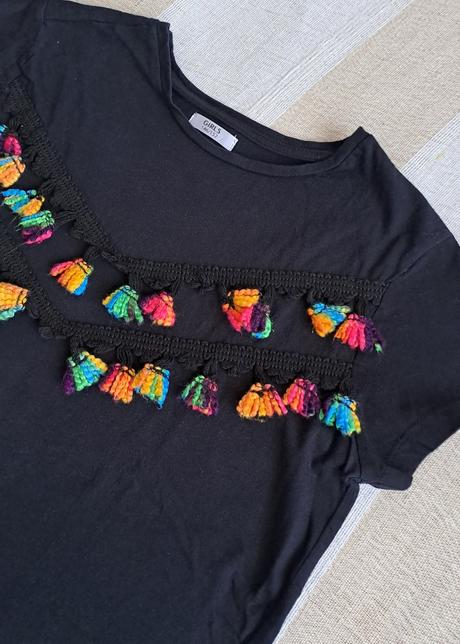 Tričko so strapcami 146, 146