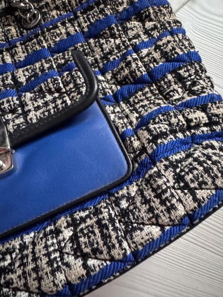 Karl lagerfeld - tvídová kabelka, karl lagerfeld