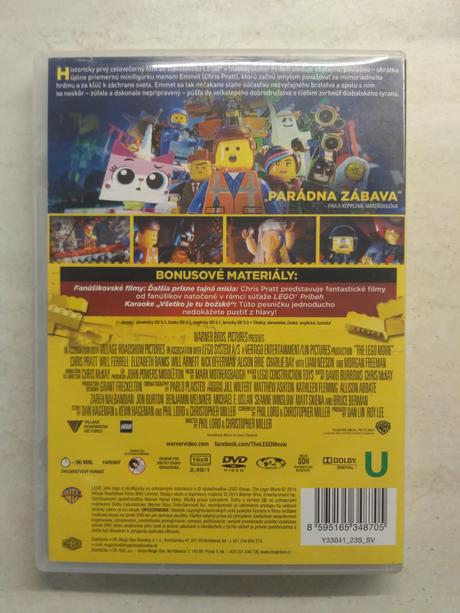 Dvd lego príbeh,