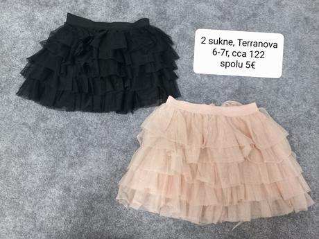 2 sukne, terranova, 6-7r, terranova,122