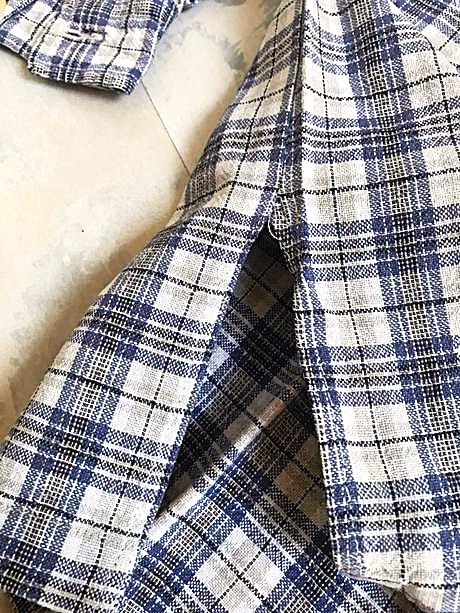 Ľanová košeľa na zips casual knock out, l