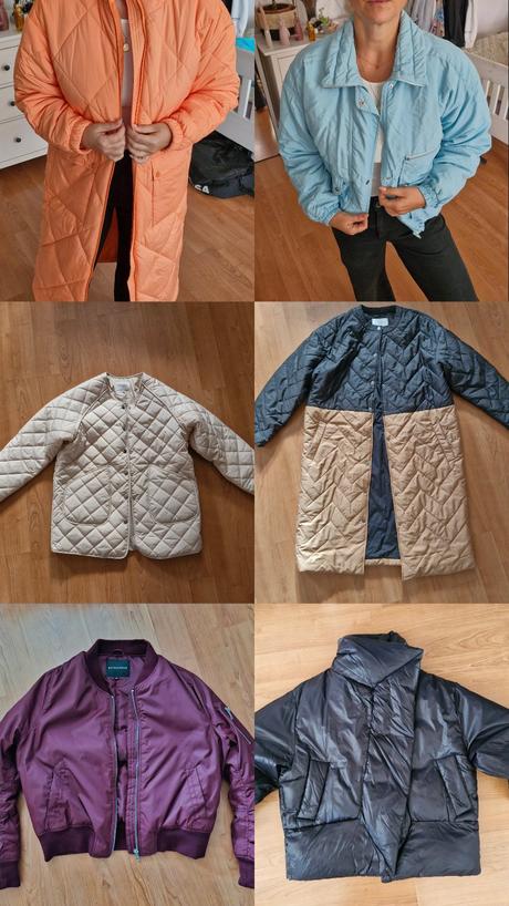 Tenká prešívaná vetrovka vila, m