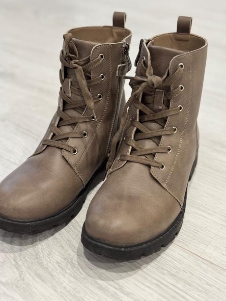 Zimné kožené topánky, protetika,36
