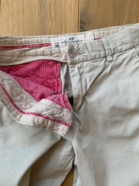 Výpredaj - 30 percent - bavlnené nohavice h&m, h&m,34
