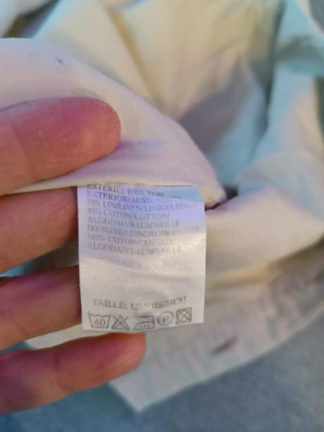 Ľanová súprava, vertbaudet,74