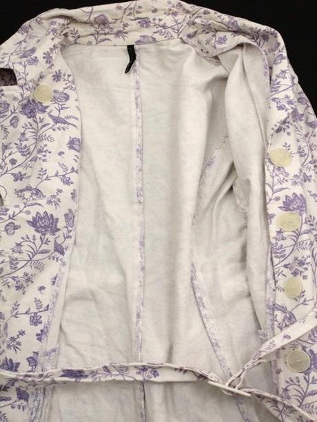 Kvetinový jarný plášť nafnaf veľ. 42, 42