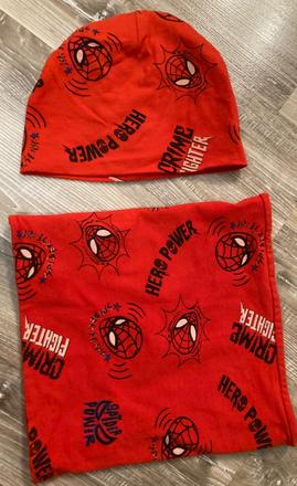 Prechodná súprava marvel,čiapka+nákrčnik, 116