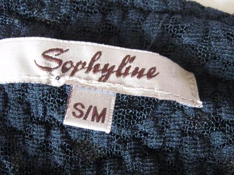 Čierny čipkovaný top/krátke šatočky, s/m, s