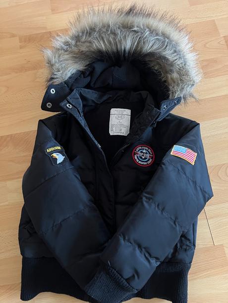 Zimná bunda s kozusinou, 140