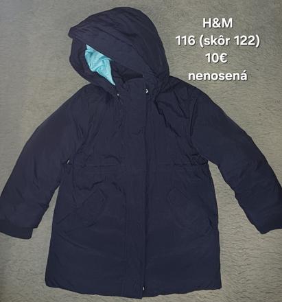 Zimná bunda h&m, h&m,116 / 122