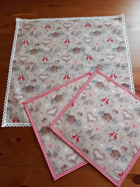 Sada obrus +  prestieranie 2ks, 