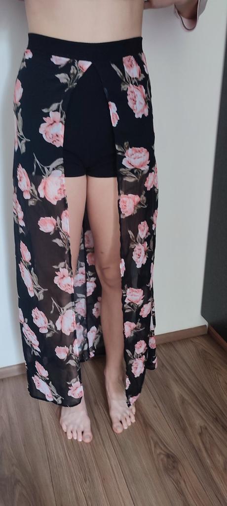 Sukňa s kraťasy, s