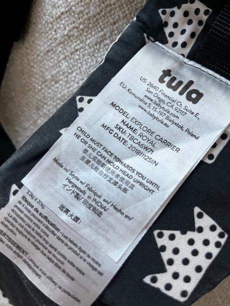 Detský nosič tula explore, tula