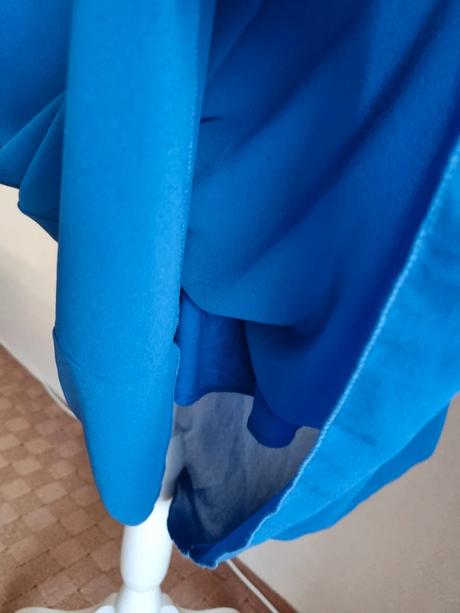 Jasnomodré padavé šaty veľ. 40, 40