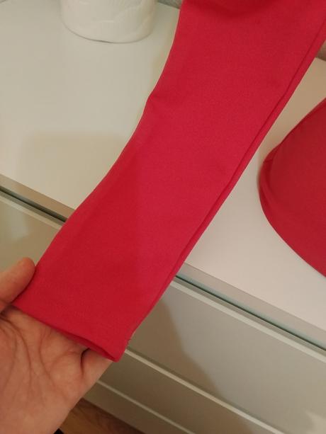 Hot pink elegantný top shein, 34 / xs