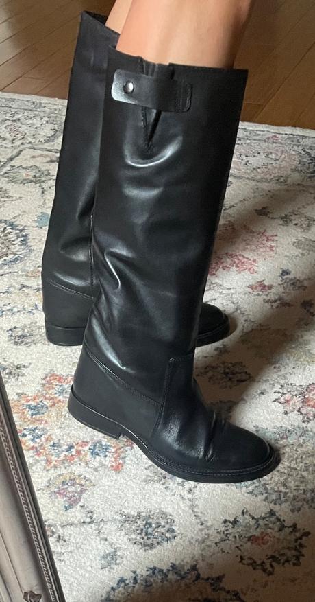 Kožené čižmy, zara,41