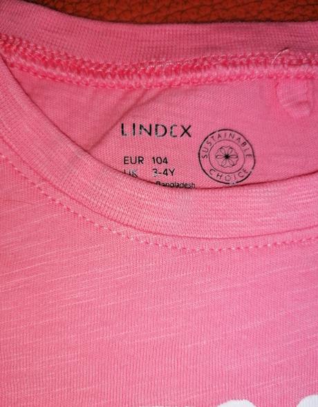 Neónové tričko, lindex,104