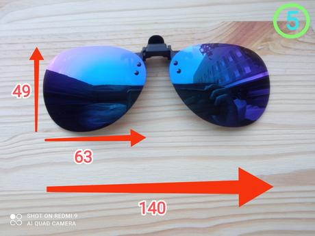 Klip na dioptrické okuliare uv 400 filter,