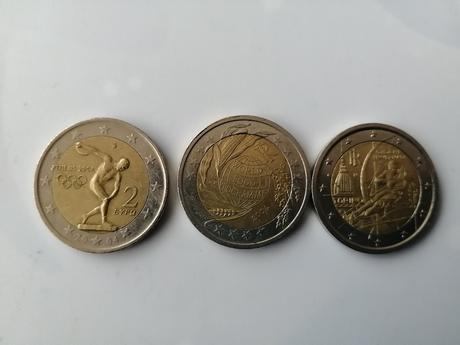 Pamätné 2 eurové mince 2004 a 2006 zahraničie,