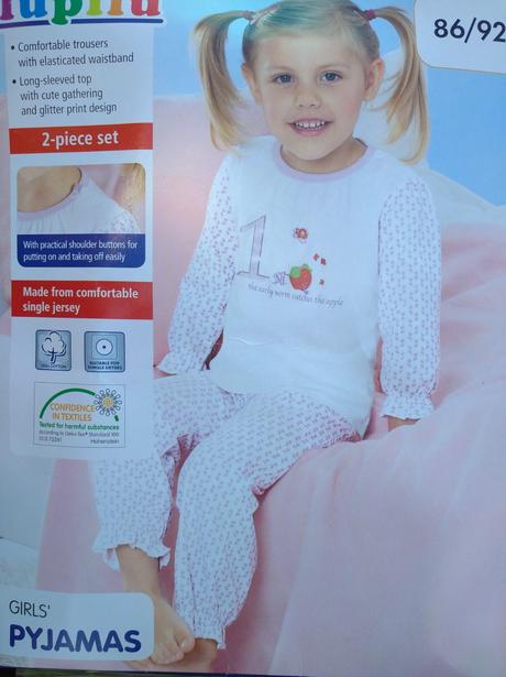 Dievčenské pyžamko, lupilu,86