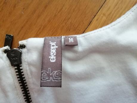 Krémové elastické šaty, m