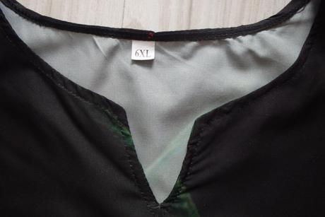 Čierno zelené letné maxi šaty, v.2xl, v. 48, xxl
