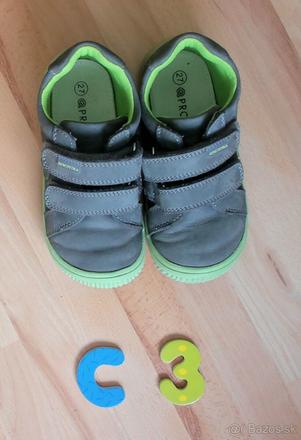 Kožené barefoot topánky protetika, veľkosť 27, protetika,27
