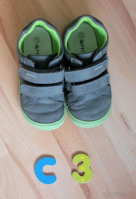 Kožené barefoot topánky protetika, veľkosť 27, protetika,27