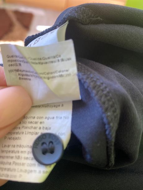 Tmavomodrá polokošeľa hugo boss s, hugo boss,s