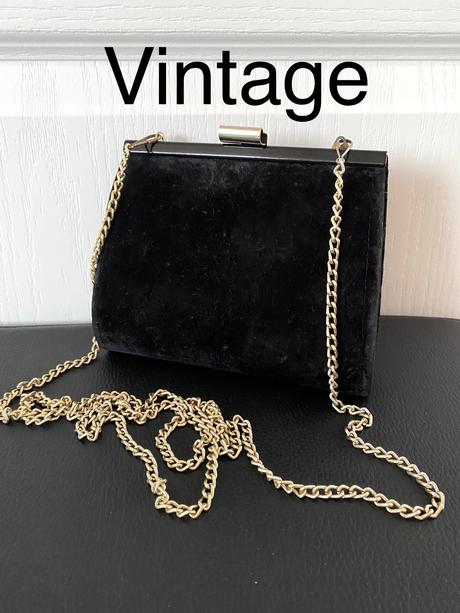 Semišová vintage kabelka, 