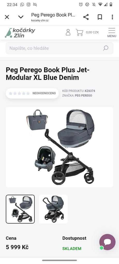 Kociar peg perego bookplus denim, peg-pérego,peg-pérego book plus
