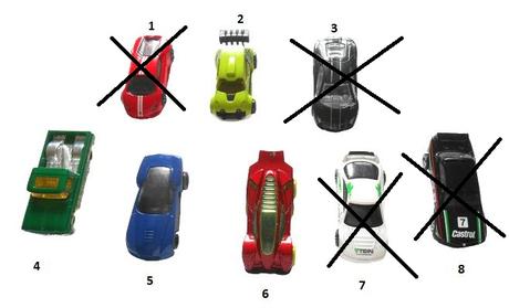 Autíčka hotwheels 2,