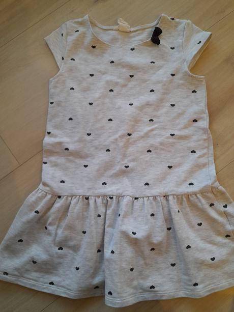 Bavlnené šaty 3 ks veľ 110/116, h&m,116